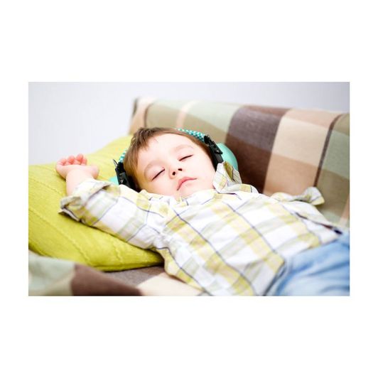 Cascos con cancelación de ruido para niños ALECTO, color verde