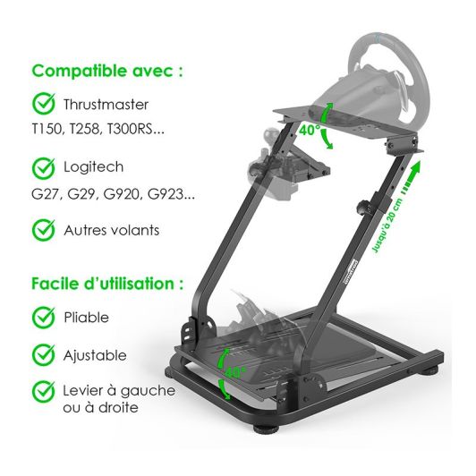 Soporte universal para volante AMSTRAD AMS-RACE-PILOT