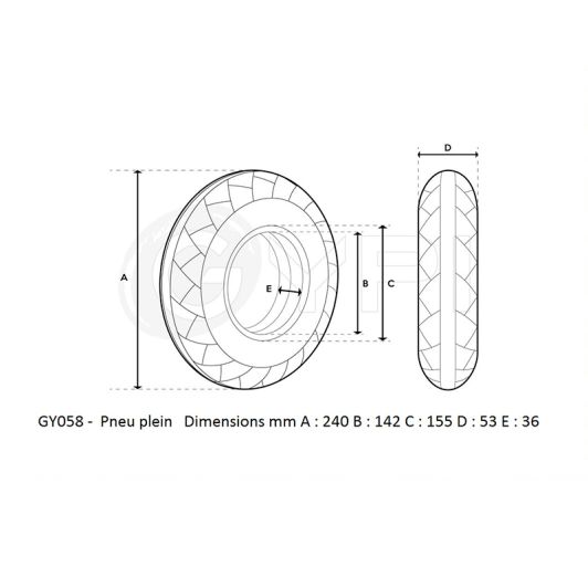 Neumático MACIZ GYPI 10