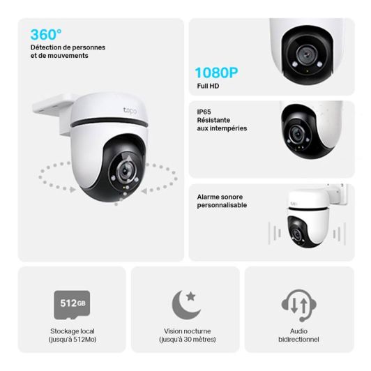 Cámara de Seguridad TAPO Pack TC40+TC70