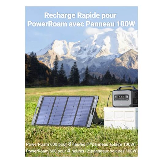 PANEL SOLAR PORTÁTIL DE 100-W UGREEN 