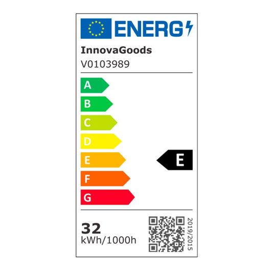 Ventilador de Techo con Luz LED y Aspas Retráctiles Motor DC Silencioso 6 Velocidades Innovagoods - color Madera y Blanco