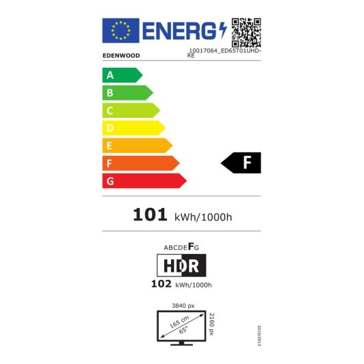 TV EDENWOOD ED65T01UHD-RE