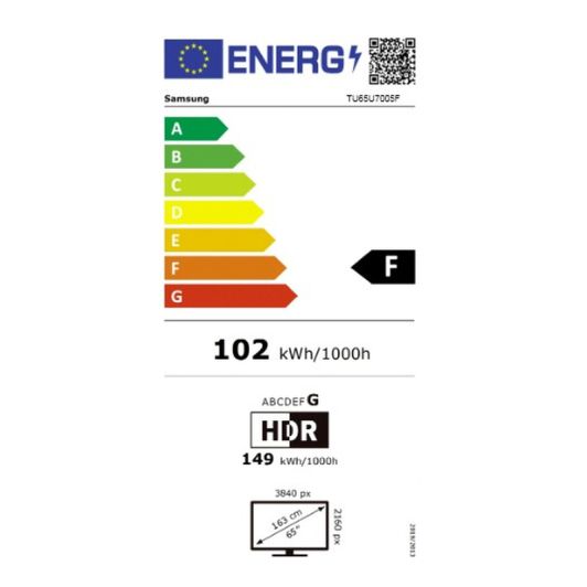Televisor Samsung 65U7005F 4K UHD de 65 pulgadas