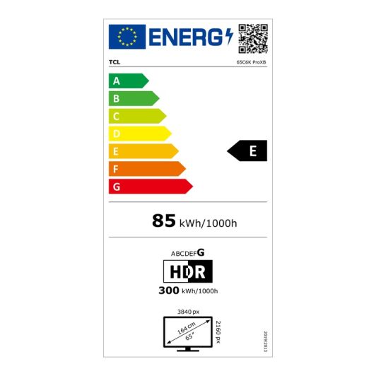 TV QD Mini LED TCL 65C6K Pro 65