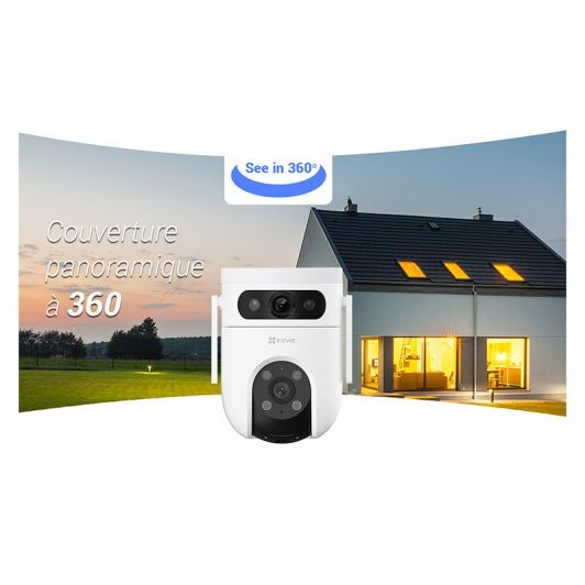 Cámara de vigilancia EZVIZ H9C con doble lente 2K + 2K