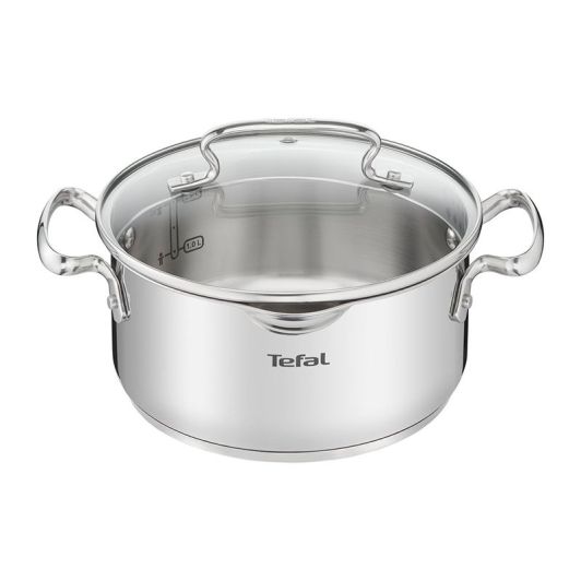 Bateria de Cocina 10 piezas, TEFAL Duetto revestimiento de teflón 