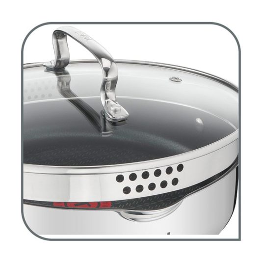 Bateria de Cocina 10 piezas, TEFAL Duetto revestimiento de teflón 