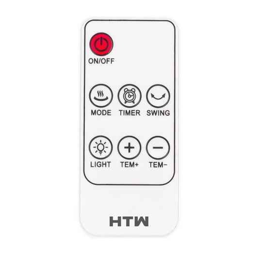 Calefactor y Ventilador sin Aspas HTW HTW-CAL200BHN 2en1 2000W Negro