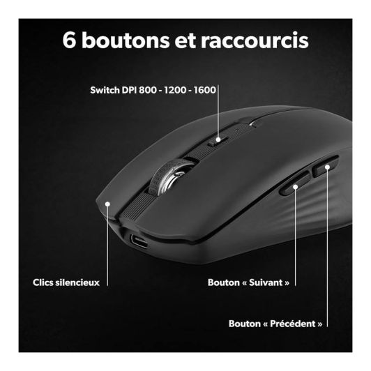 Raton TNB Gradient black - rechargeable