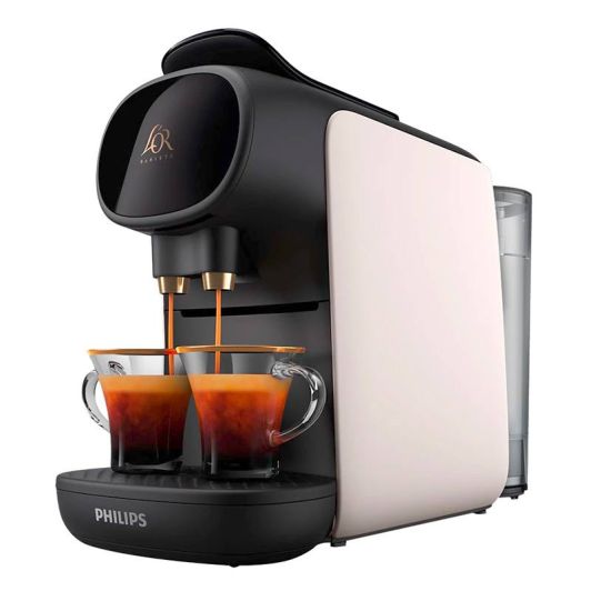 Cafetera de cápsulas Nespresso PHILIPS L'OR BARISTA LM9012/00 Blanco satinado