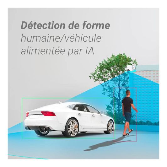 Cámara de seguridad EZVIZ HB8 LITE de 4 MP con resolución 2K+ y alimentación por batería.