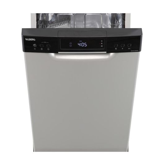 Lavavajillas 45 cm VALBERG 10S44 B SAD929C 10 Cubiertos Plata