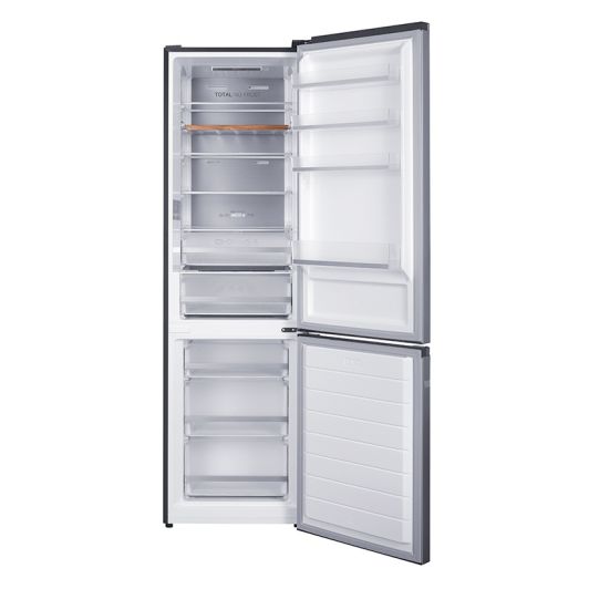 FRIGORÍFICO COMBI NO-FROST 377L, clase C, inox, 2 metros  de alto, CNF 377 C S742C VALBERG