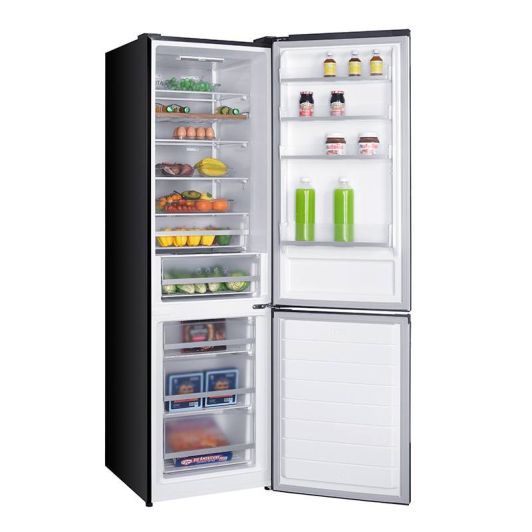 FRIGORÍFICO COMBI NO-FROST 377L, clase C, inox, 2 metros  de alto, CNF 377 C S742C VALBERG