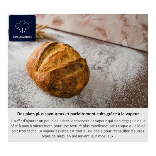 Horno Integrable 77L, Pirolítico, con función Vapor, VALBERG MFO 77 PK CDTR 373P