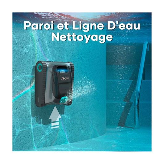 Robot de Piscina AIPER SCUBA S1 2025 Black 150m2 Sin Cables limpia Fondo, Paredes, Línea de agua Autonomía 180min 