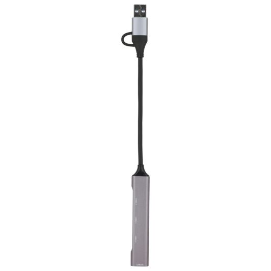 HUB EDENWOOD USB-C (+adapt) -> 4 puertos