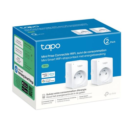 Pack 2 enchufes inteligentes TAPO P11 WiFi con medidor de energía
