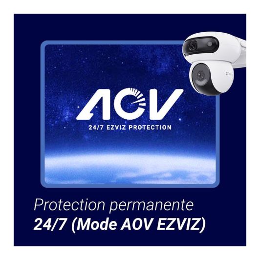 Cámara de vigilancia EZVIZ HB90 de 4 MP y resolución 2K+ con alimentación por batería y panel solar