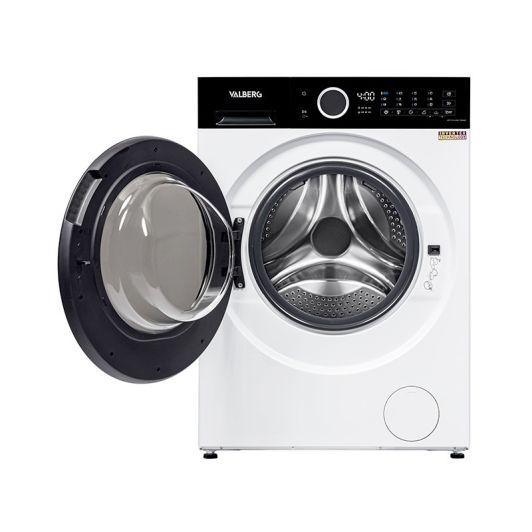 Lavadora 12 kg, ideal para familias, Clase A-20%, vapor,  VALBERG WF 1214 A-20 F W566C