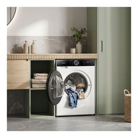 Lavadora 12 kg, ideal para familias, Clase A-20%, vapor,  VALBERG WF 1214 A-20 F W566C