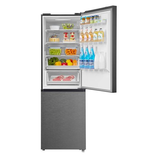 Frigorífico Combi No Frost VALBERG 338L Cristal Gris 185cm 35dB Clase C