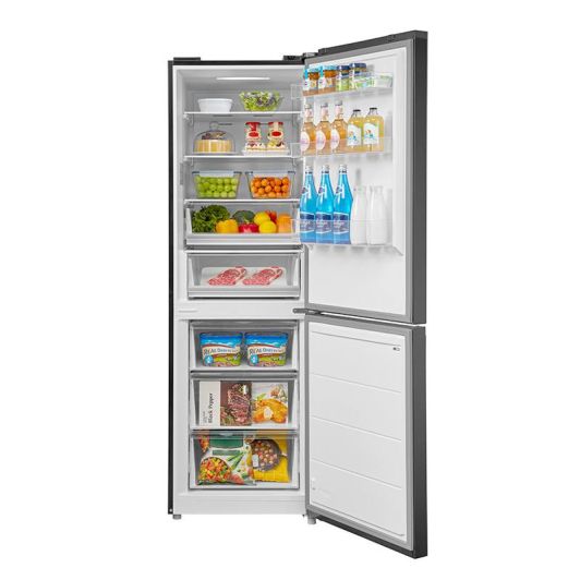 Frigorífico Combi No Frost VALBERG 338L Cristal Gris 185cm 35dB Clase C