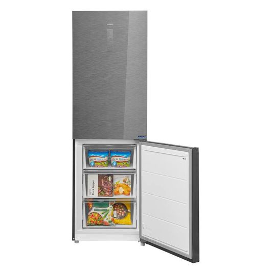 Frigorífico Combi No Frost VALBERG 338L Cristal Gris 185cm 35dB Clase C