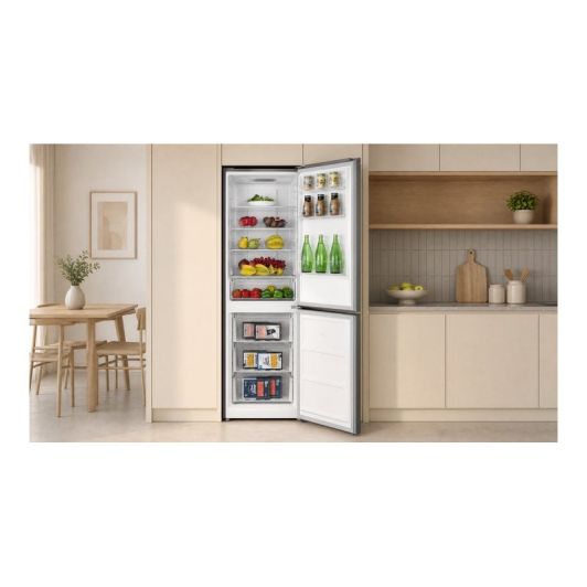 Frigorífico Combi No Frost, 327L, clase C, VALBERG CNF 327 C S742C