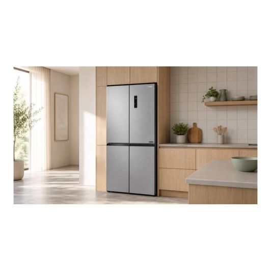 Frigorífico 4 Puertas, No Frost, 466L, Clase D, inox, VALBERG 4D 466 D X742C