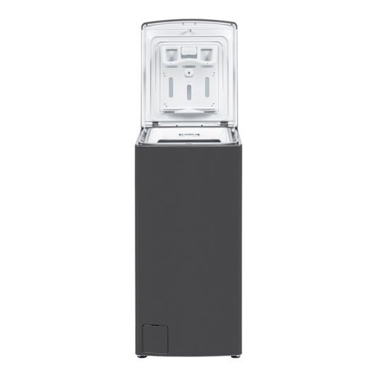 Lavadora de carga superior 7kg, 1200 rpm, clase A, VALBERG gris silver