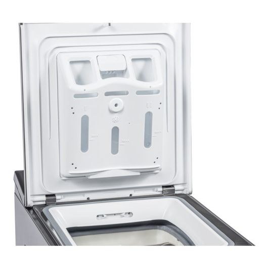 Lavadora de carga superior 7kg, 1200 rpm, clase A, VALBERG gris silver