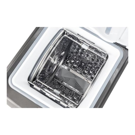 Lavadora de carga superior 7kg, 1200 rpm, clase A, VALBERG gris silver