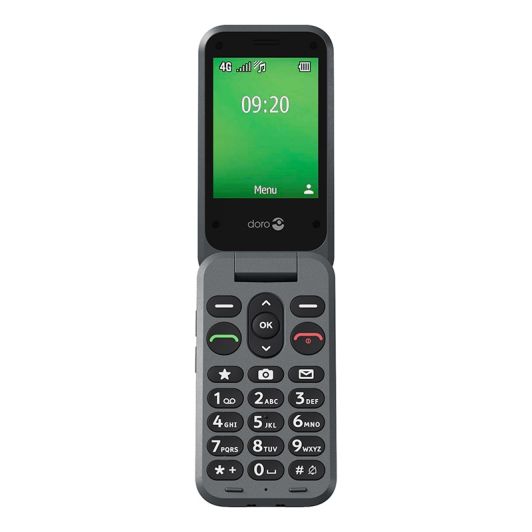 Teléfono Movil DORO Leva 22S Grafito Senior con tapa