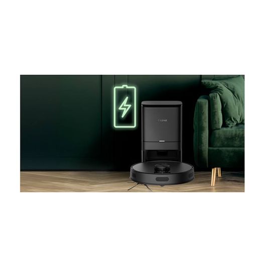 Aspiradora Robot EZVIZ 4000Pa Estación Vaciado Fregasuelos Mapeado Láser Autonomía 180min RE4 PLUS BLACK