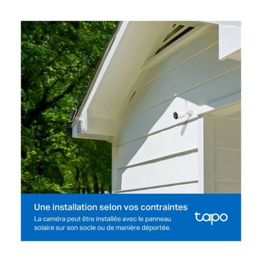 Pack cámara de vigilancia TAPO TC82 KIT 3MP 2K + panel solar