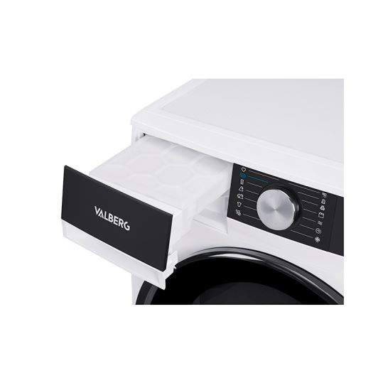 Secadora Bomba de Calor, 9kg, Clase B, 14 programas, luz UV, VALBERG DHP 9 B W566C