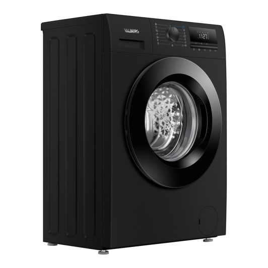 Lavadora 6kg, 1200rpm, clase A, motor inverter, negra, VALBERG WF612