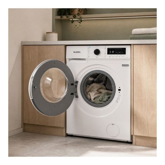 Lavadora 6kg, 1200rpm, clase A-10%, VALBERG WF 612 A-10