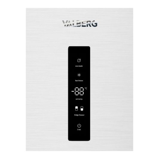 Frigorífico Combi No-Frost 304L, Clase C, Dispensador de Agua, Inox, VALBERG