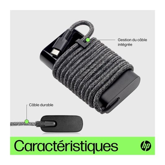 CARGADOR PC RED ELÉC HP PC original USB-C 65W