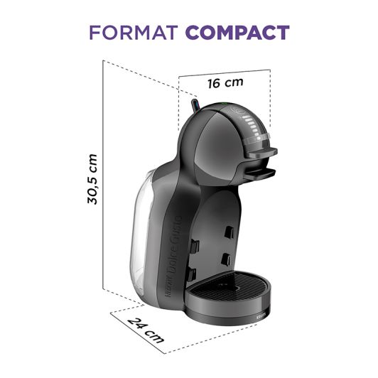 Cafetera cápsulas DOLCE GUSTO, KRUPS YY5216FD MINI 