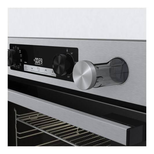 Horno de encastre multifunción 77L, limpieza hidrolítica, 12 programas, HISENSE BSA66211AX 