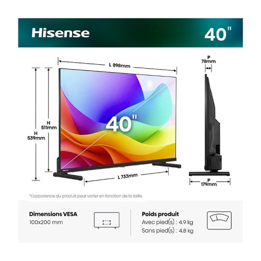 HISENSE 40A5S Smart TV 40