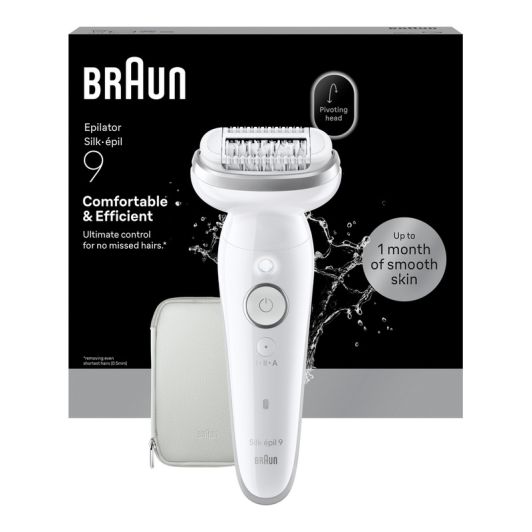 Depiladora de bateria, Autonomia 50min, Wet&Dry, BRAUN SILK EPIL 9 SES0-000