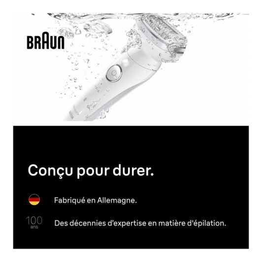Depiladora de bateria, Autonomia 50min, Wet&Dry, BRAUN SILK EPIL 9 SES0-000