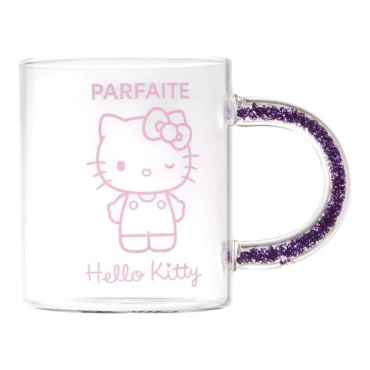 Taza grande verre 30CL Hello Kitty anse