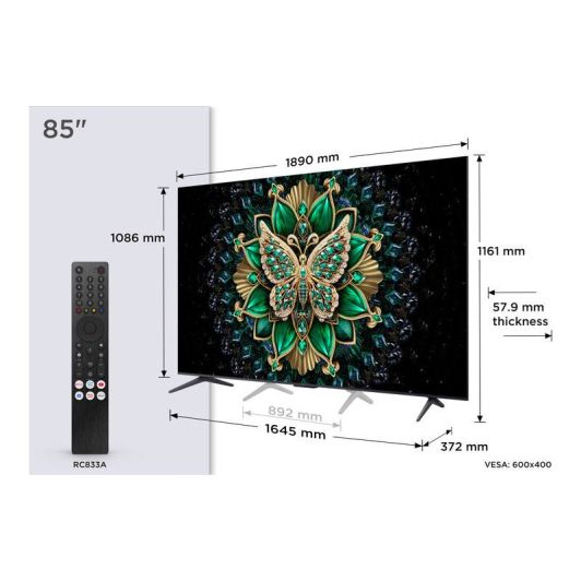 Televisor TCL MINILED de 85