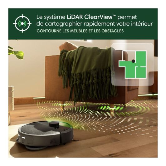 Robot Aspiradora  IROBOT Roomba Plus 405 Combo con base Autowash